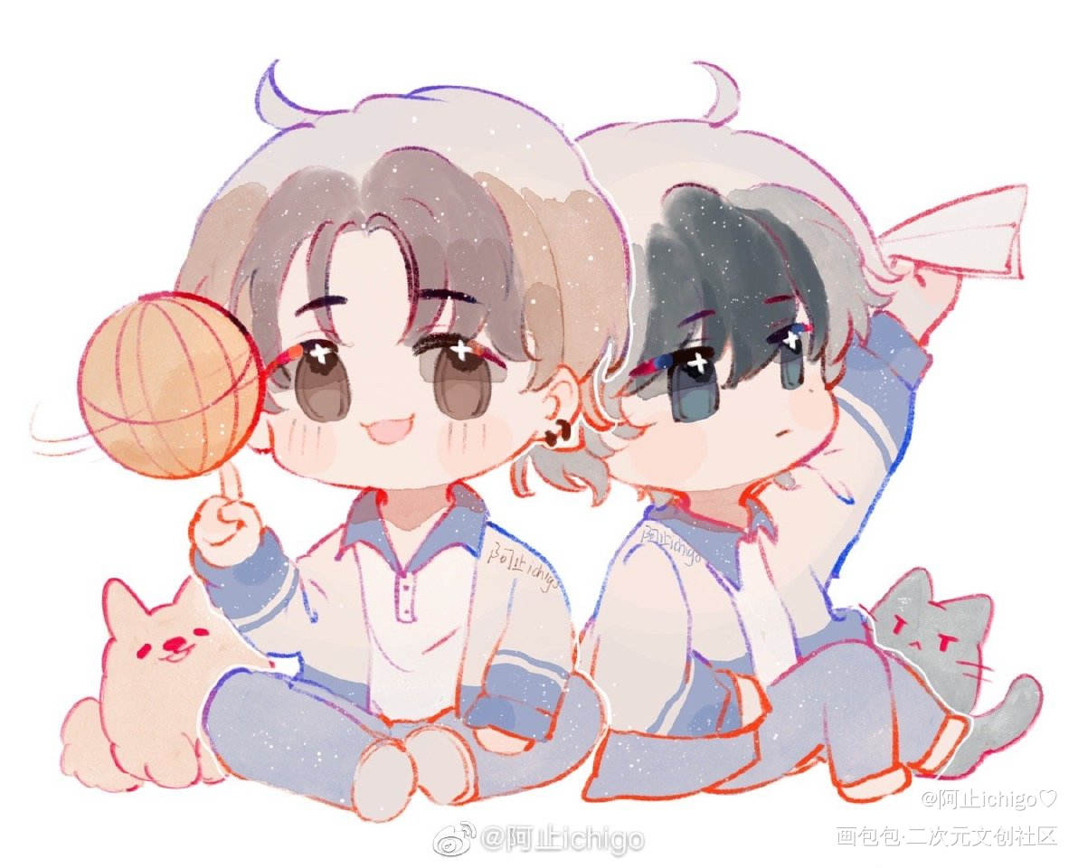 7615_朝俞平涂q版我要上首推同人伪装学渣绘画作品