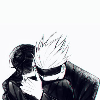 please dont go_咒术回战五条悟同人五夏夏油杰绘画作品