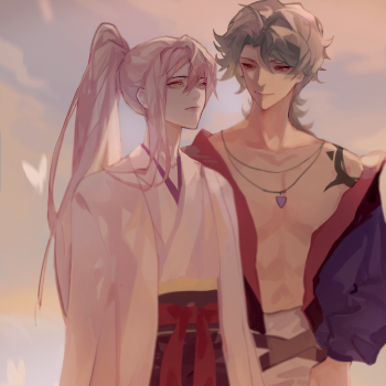 乔樱_无限滑板乔樱平涂南城虎次郎樱屋敷薰绘画作品
