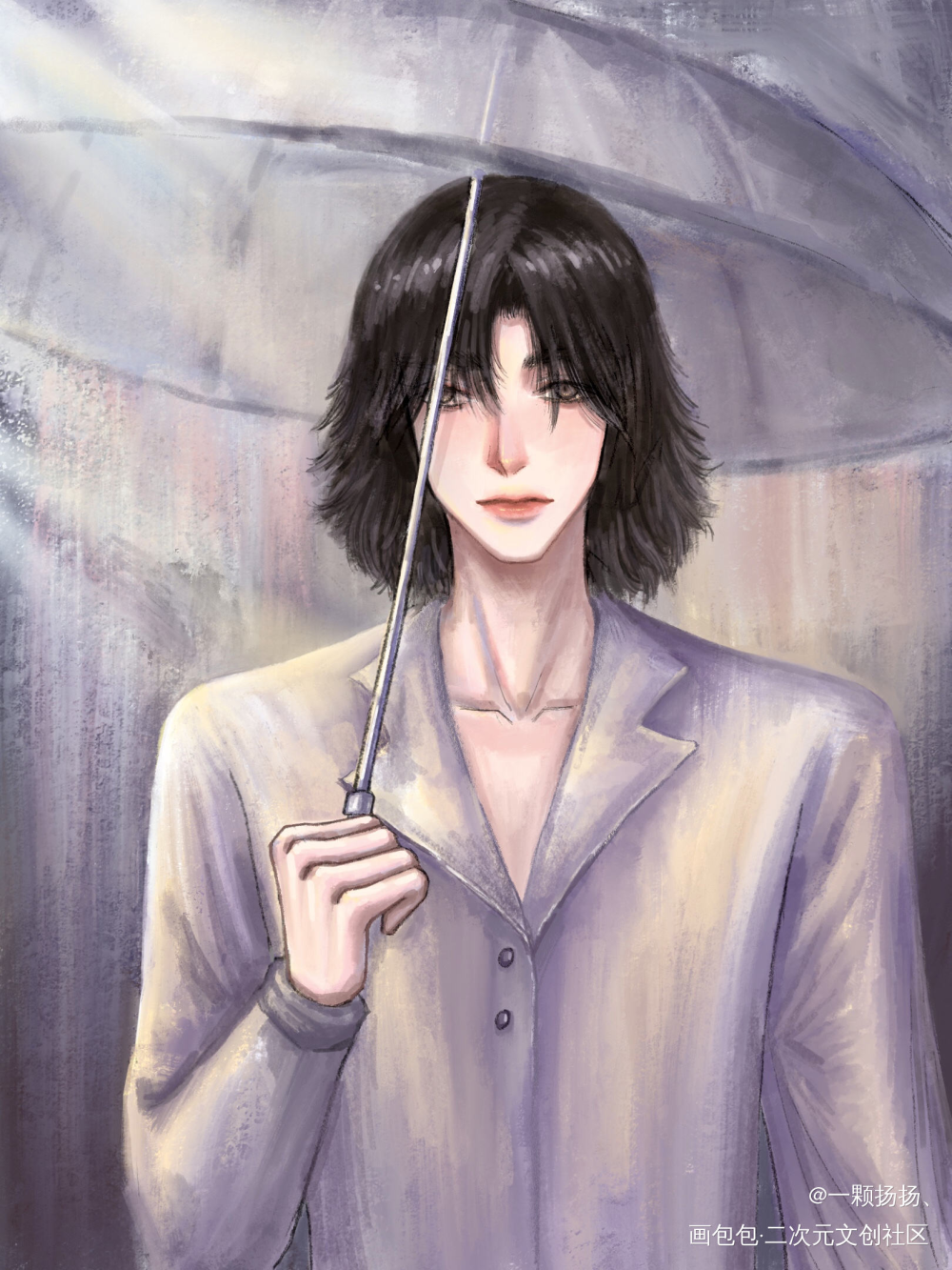 天晴啦_一醉经年188男团宋居寒板绘绘画作品