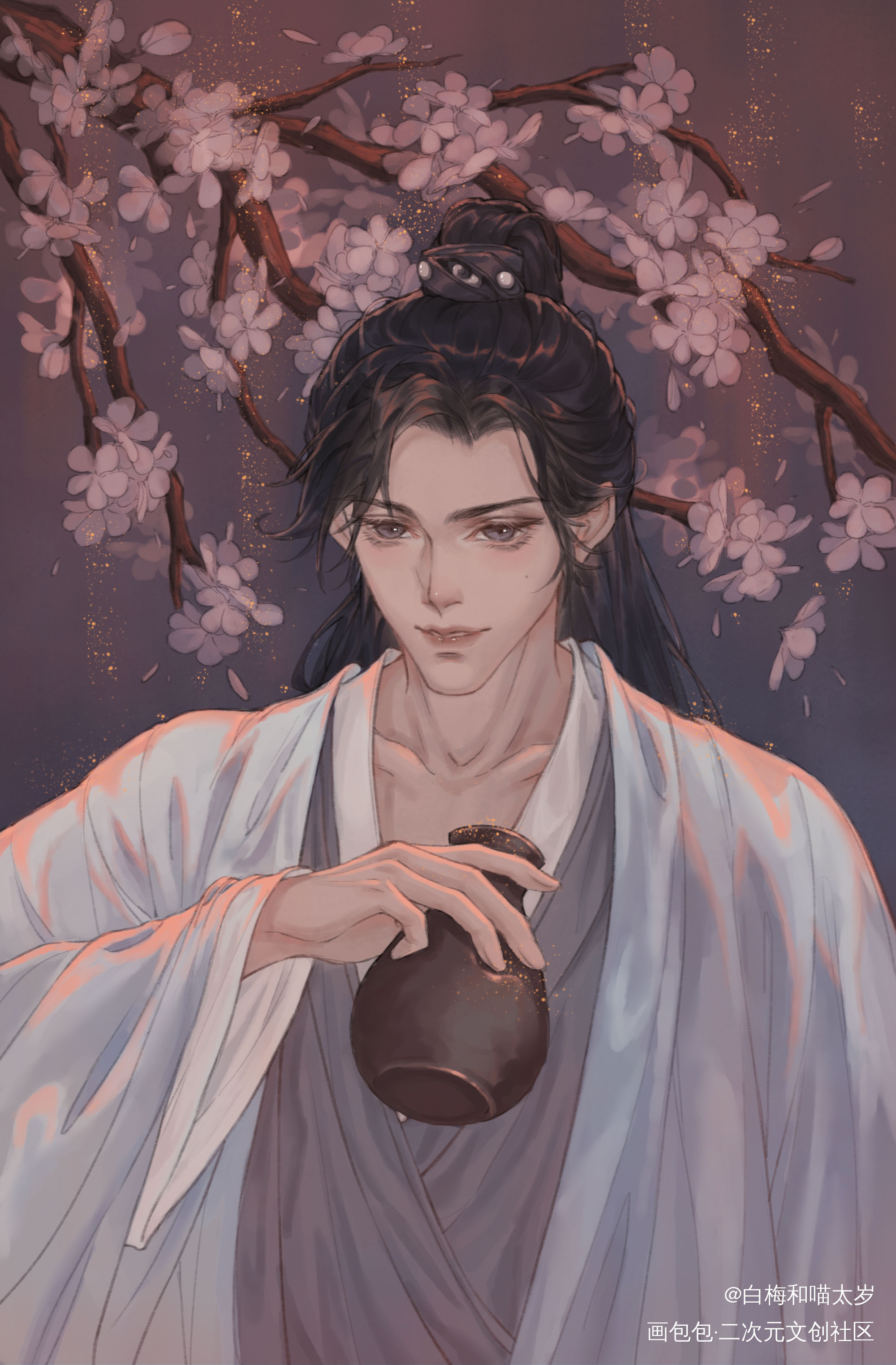 _山河令周子舒绘画作品