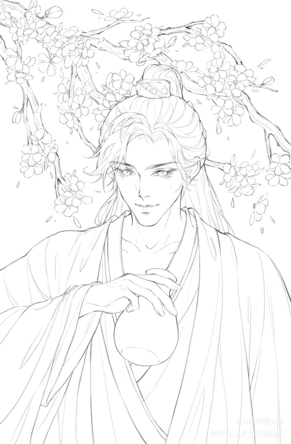 _山河令周子舒绘画作品