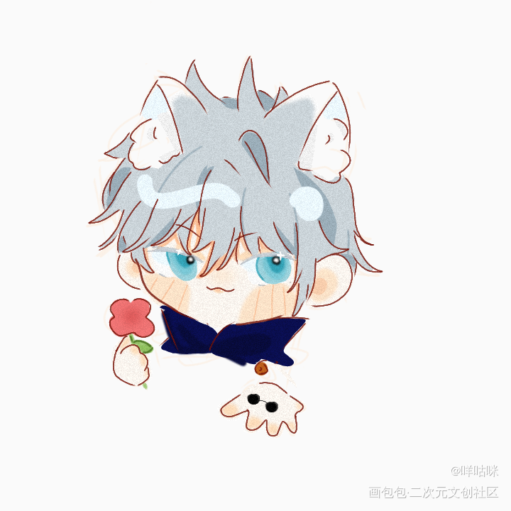 五条悟_咒术回战五条悟绘画作品