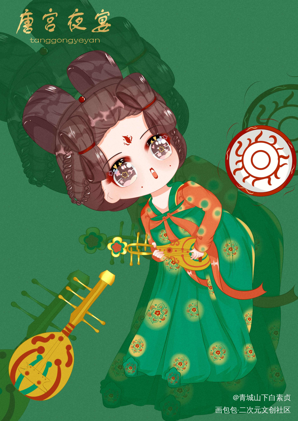 唐宫小姐姐系列（1）_日系Q版我要上首推原创绘画作品