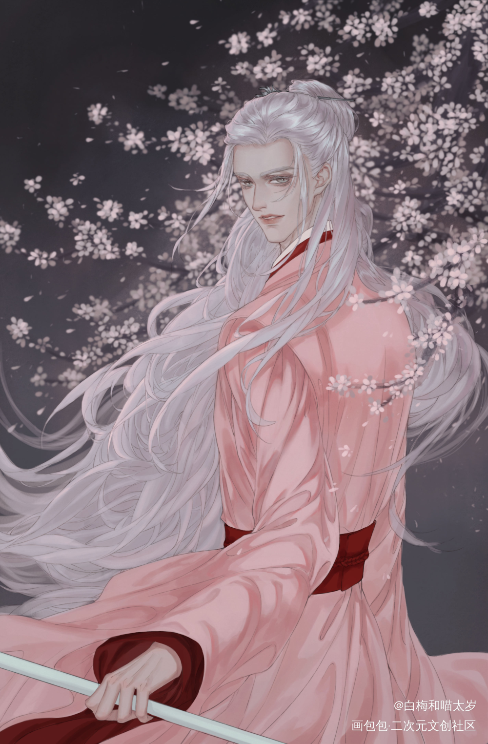 _山河令温客行绘画作品