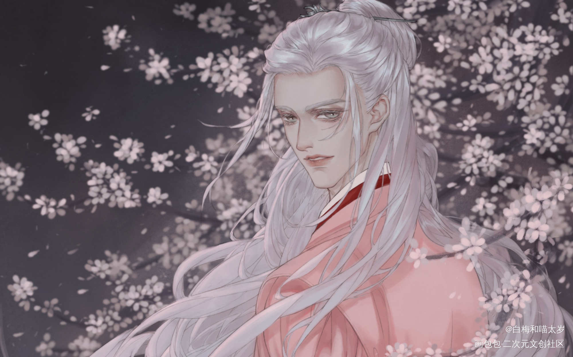 _山河令温客行绘画作品