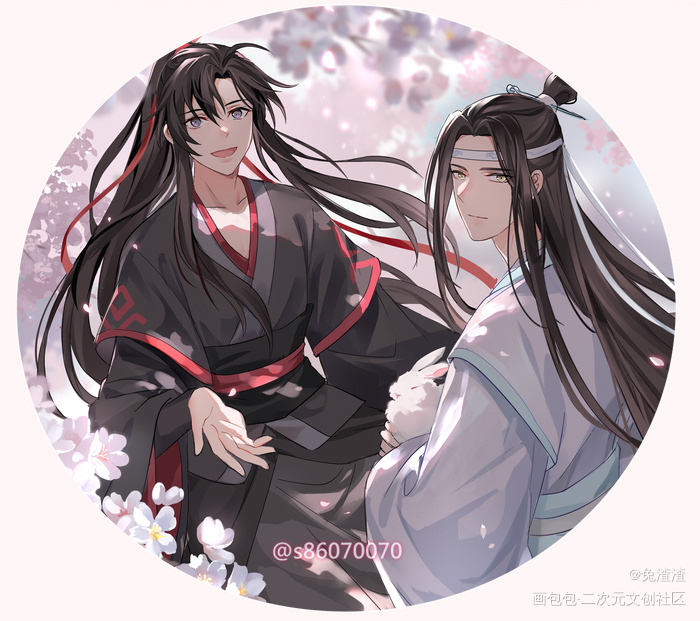 賞櫻～_魔道祖师忘羡绘画作品