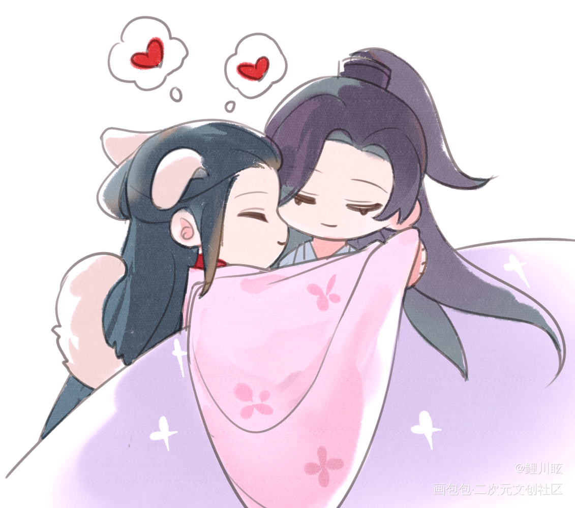 狗勾能有什么坏心思呢_山河令温周Q版绘画作品