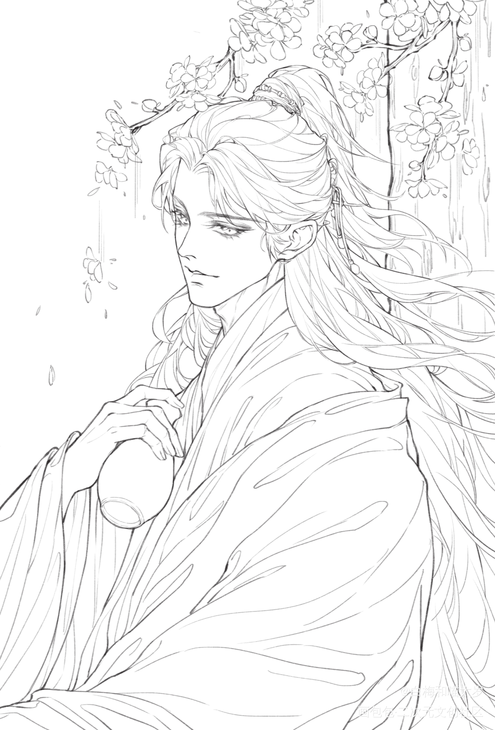 _山河令周子舒绘画作品