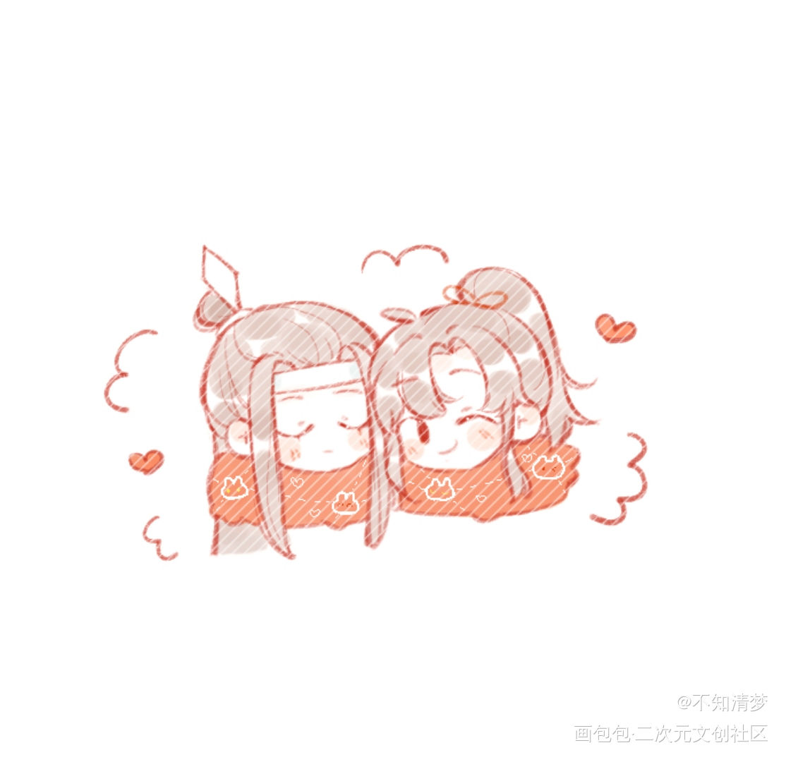 约的忘羡头像_魔道祖师忘羡蓝忘机魏无羡绘画作品