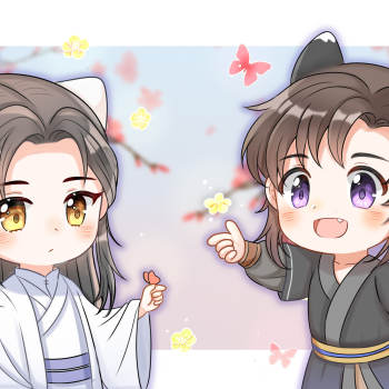 之前摸的燃晚qq人x_二哈和他的白猫师尊燃晚楚晚宁墨燃绘画作品