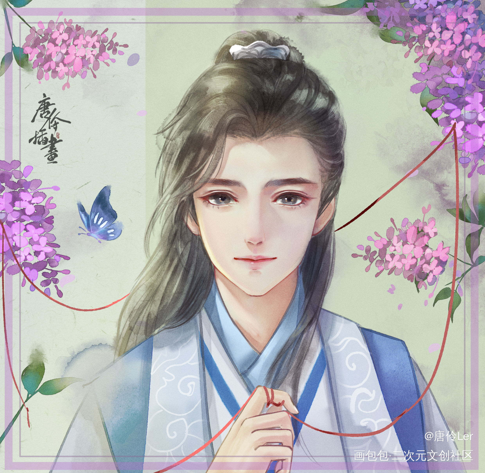 山河令头像_山河令湘宁水墨古风绘画作品