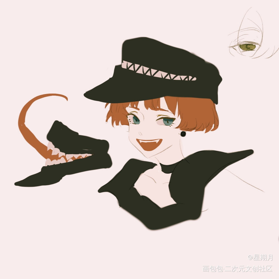 _自家孩子绘画原创oc绘画作品