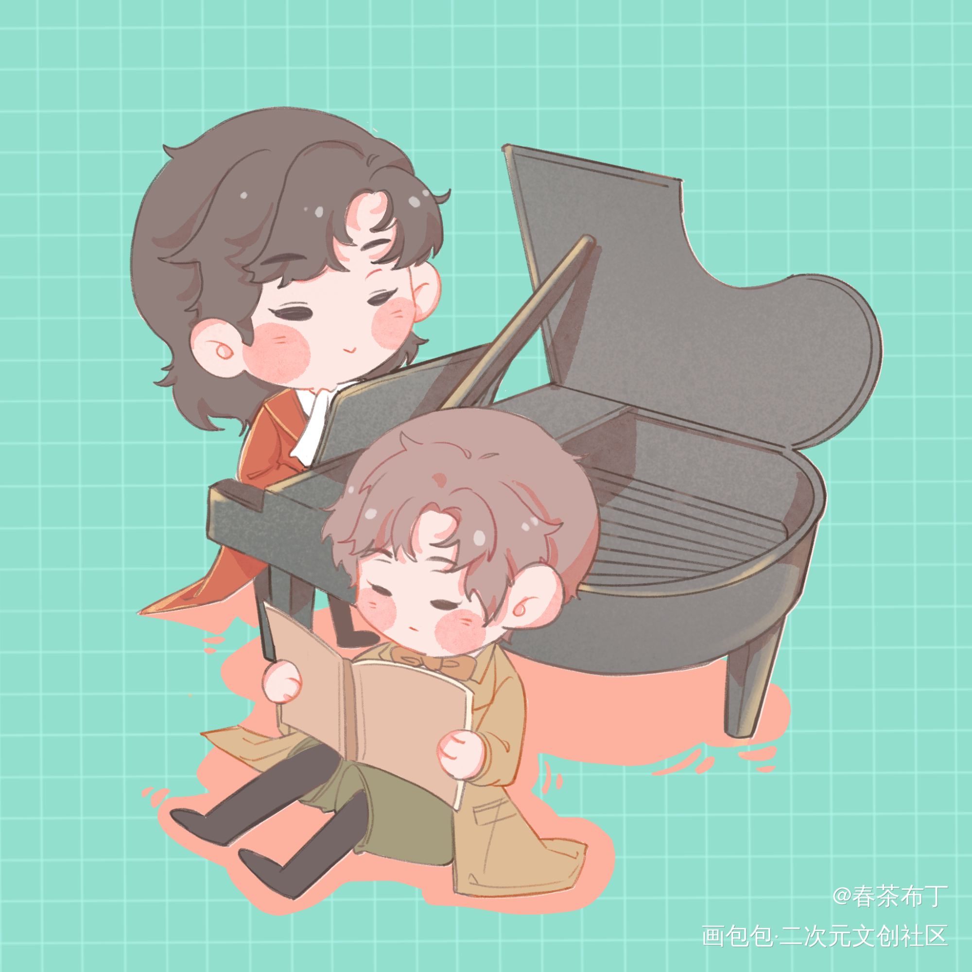 寒故小动画_188男团宋居寒何故Q版绘画作品