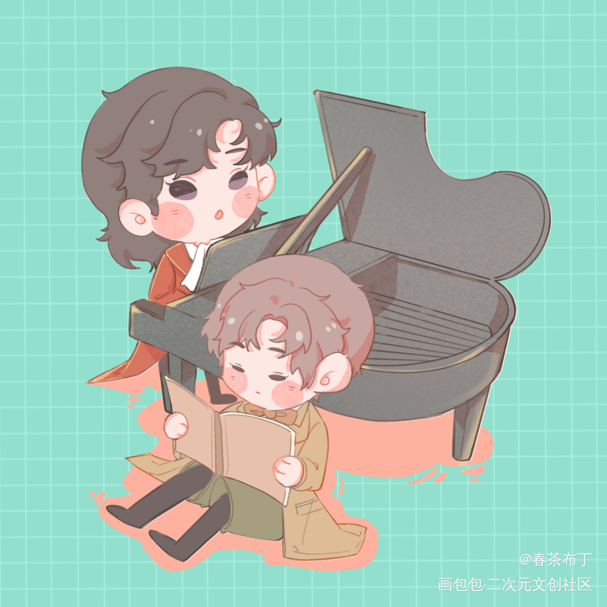 寒故小动画_188男团宋居寒何故Q版绘画作品
