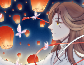 明灯三千_绘画作品
