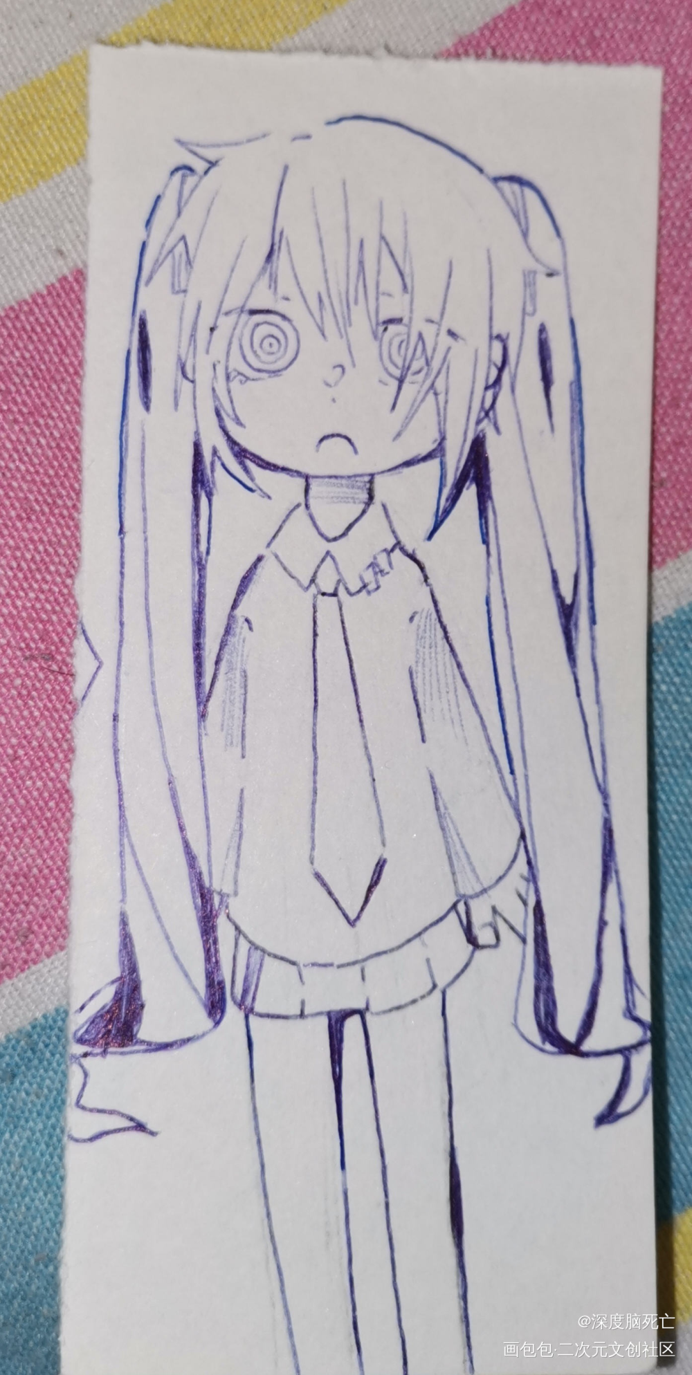 初音_初音未来oc绘画作品