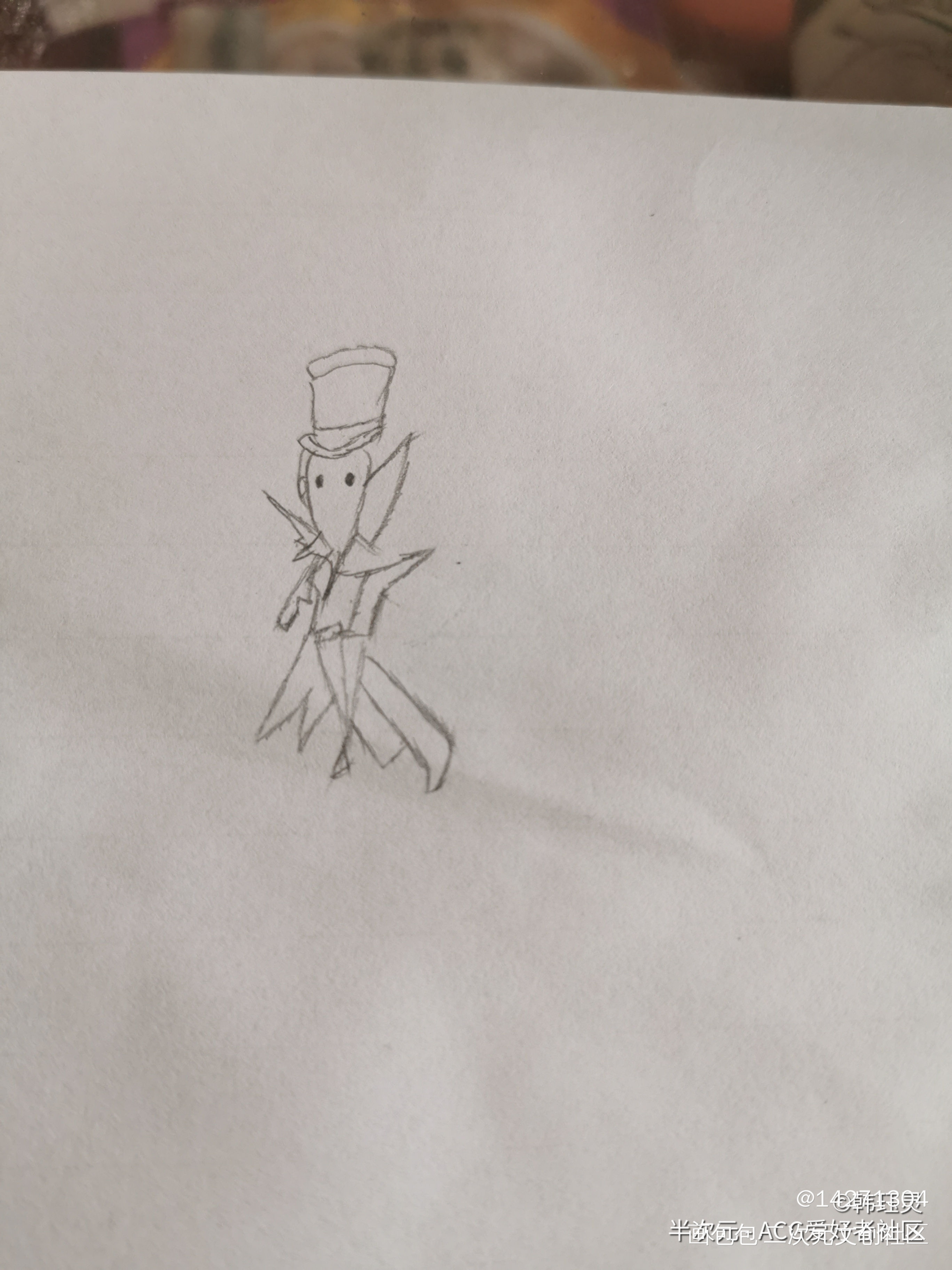 第一次的手绘Q版杰克_第五人格手绘绘画作品