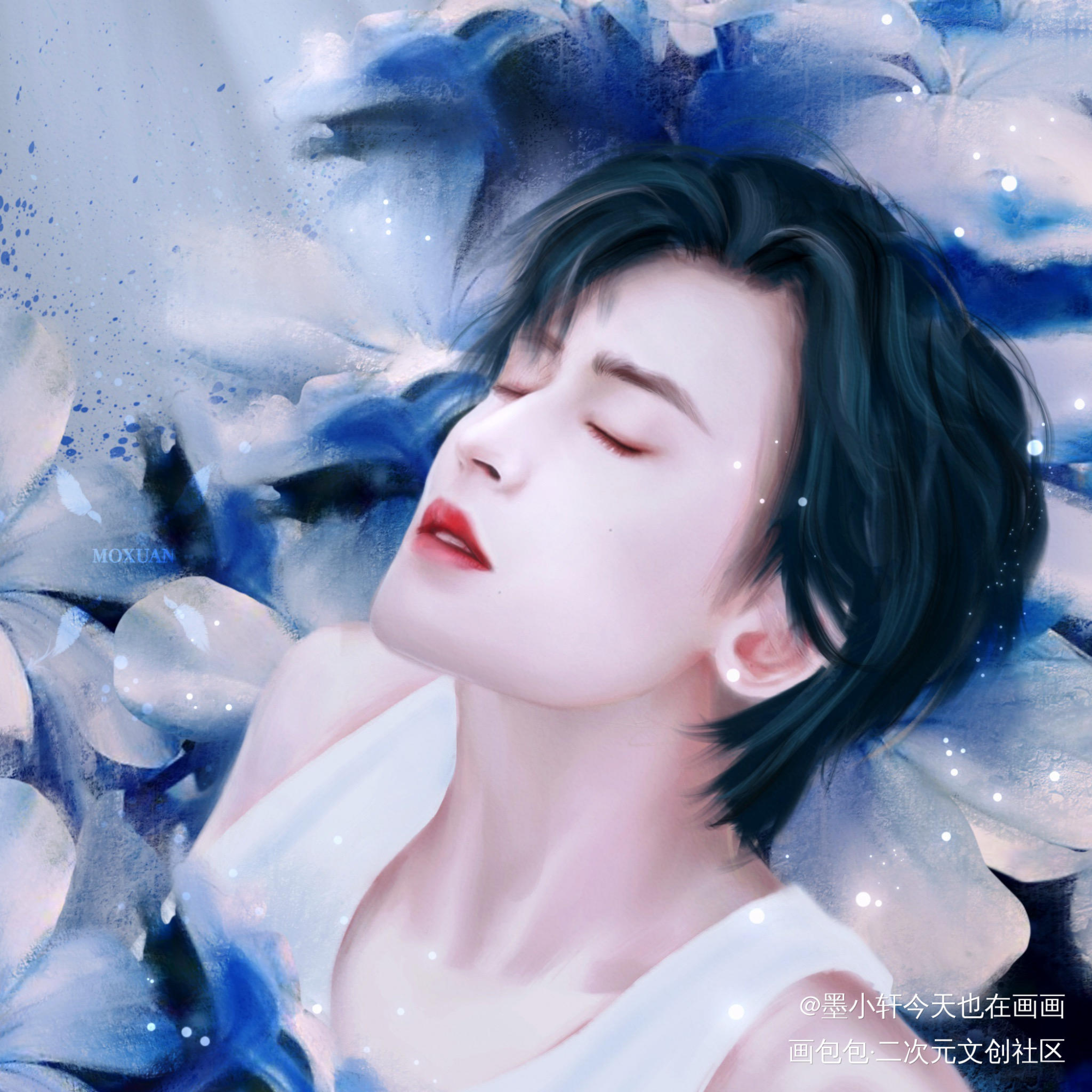 嗨老婆！_山河令厚涂绘画作品