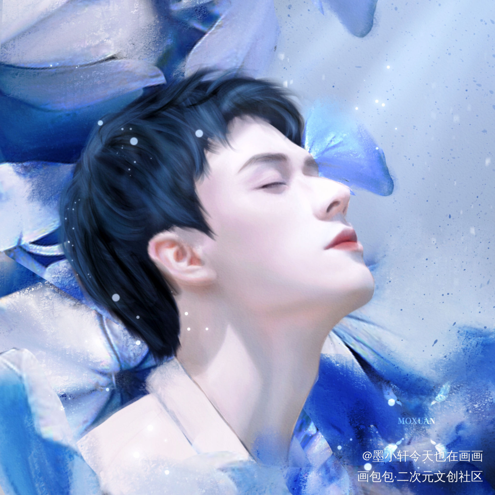 山河令情头_山河令厚涂绘画作品