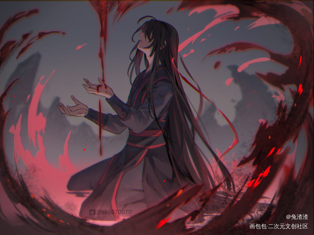 新圖放上～_魔道祖师忘羡绘画作品