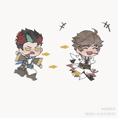 白狄注意_王者荣耀狄仁杰白狄绘画作品