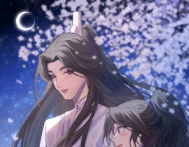 他只是想为你摘朵花_绘画作品