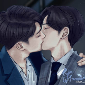 有我在_永远的第一名第二名的逆袭samyu得意cp周书逸高仕德绘画作品