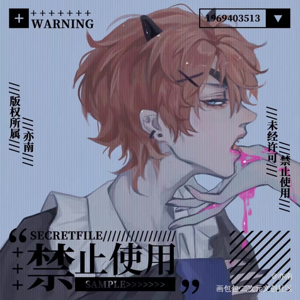 男孩子_厚涂日系头像约稿约稿绘画作品