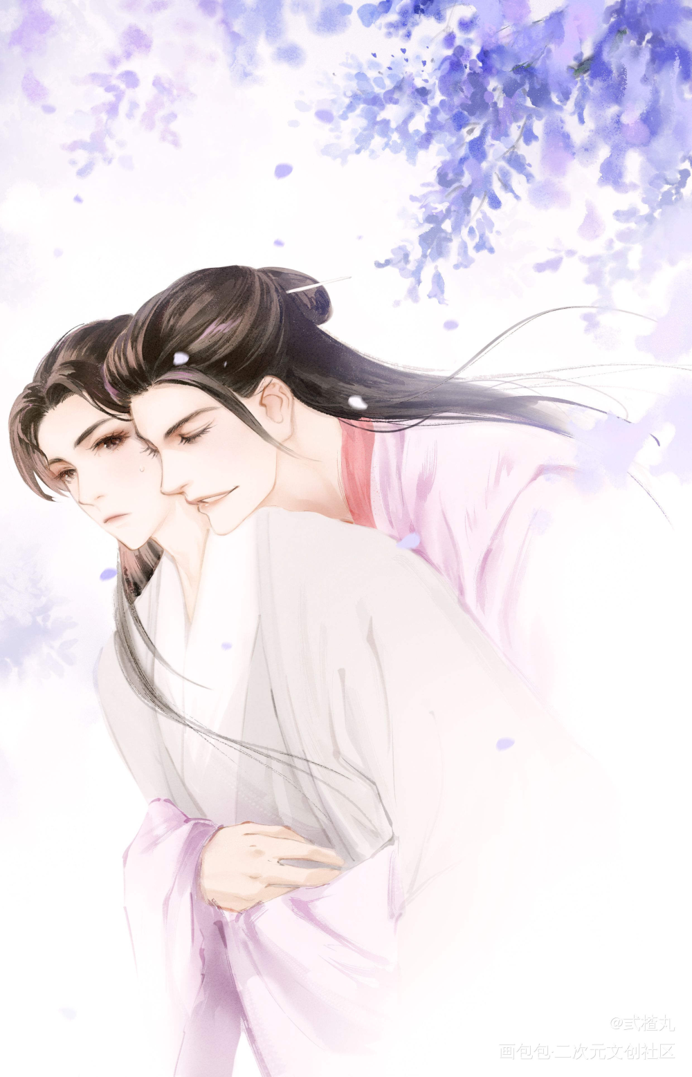 你身上有光，我抓来看看_山河令温周古风priest绘画作品