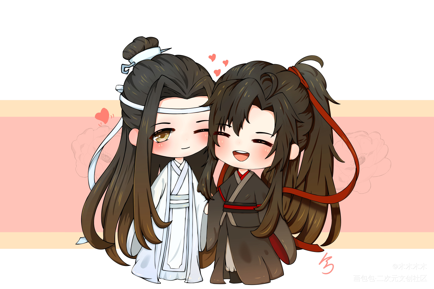 魔道祖师q版壁纸可爱图片