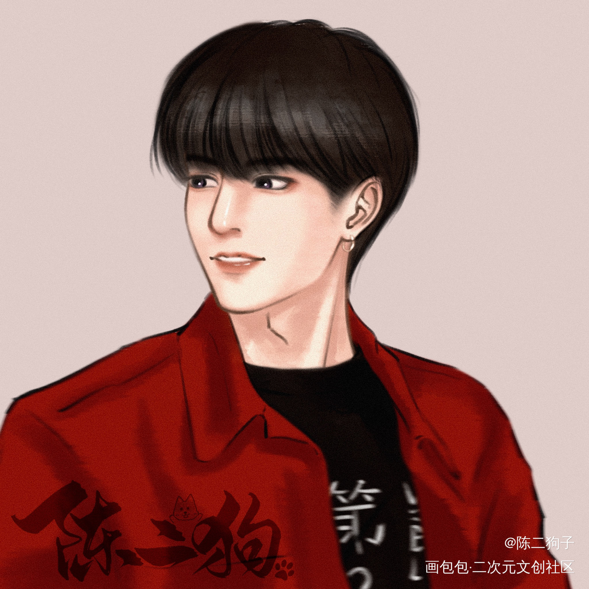 “老婆就用来疼就好”_永远的第一名第二名的逆袭林子闳绘画作品