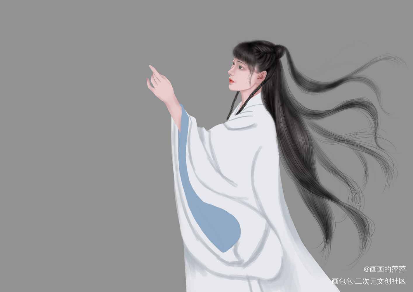 山河令同人 小怜师姐_山河令小怜立绘厚涂我要上首推插画同人绘画作品