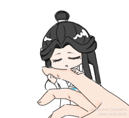 小怜怜睡着了_天官赐福谢怜Q版绘画作品