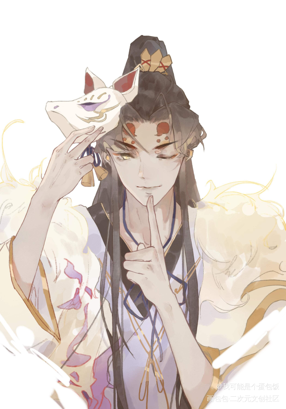 是帅哥_阴阳师绘画作品