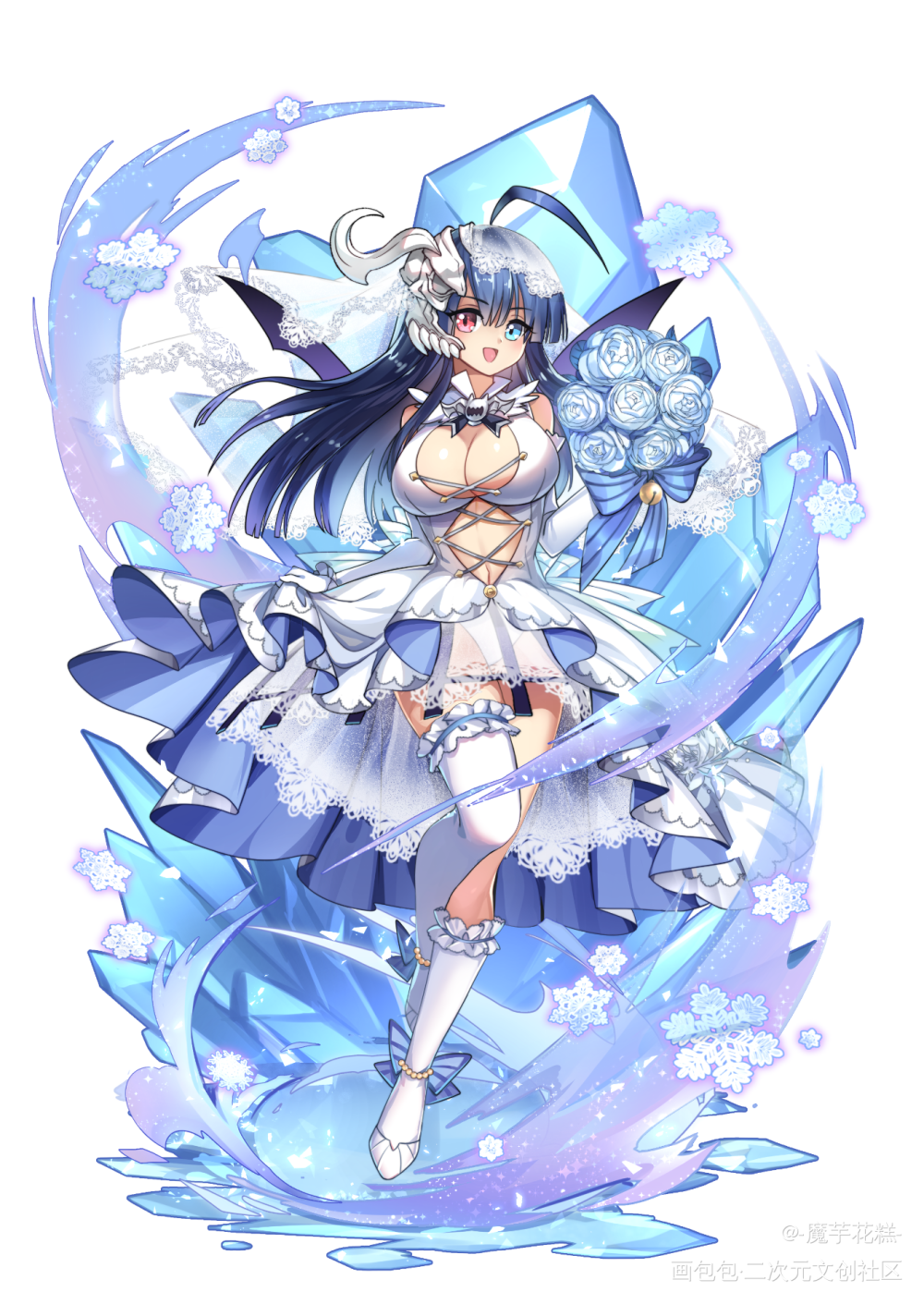 发一发商稿的砖头，不一样的风格_立绘日系原创绘画作品
