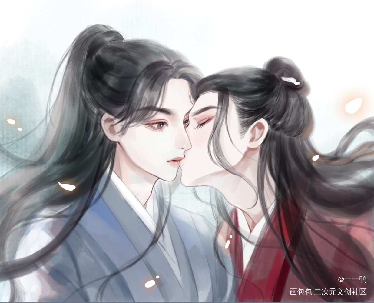 定情簪_山河令温周温客行周子舒古风绘画作品