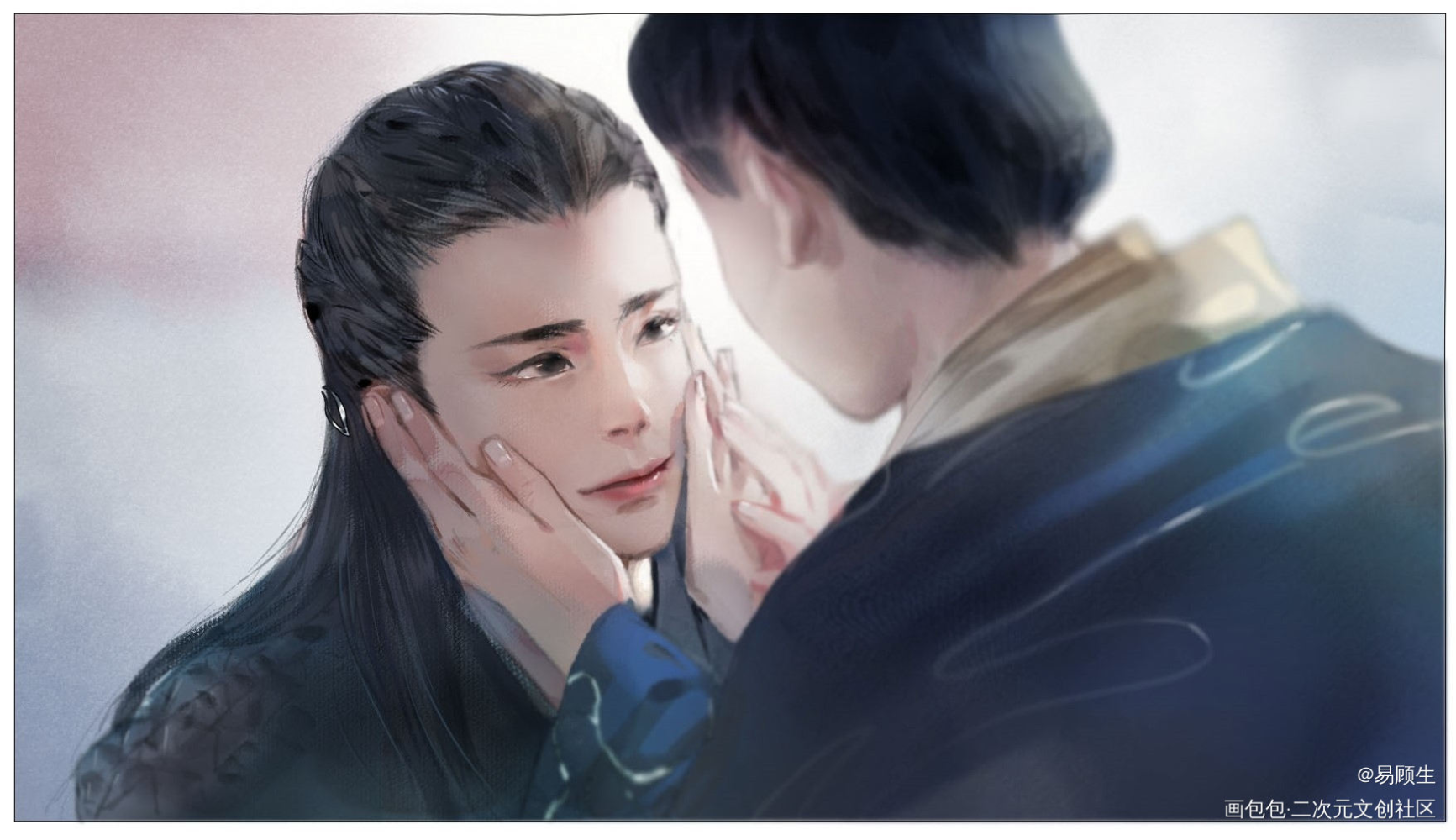 崽啊快跑！！_山河令蝎王古风找鞋绘画作品