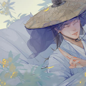 美人阿絮_山河令温周剧版周子舒古风绘画作品