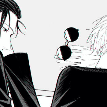 "暗恋是一个人的事情"_咒术回战五条悟同人五夏夏油杰绘画作品