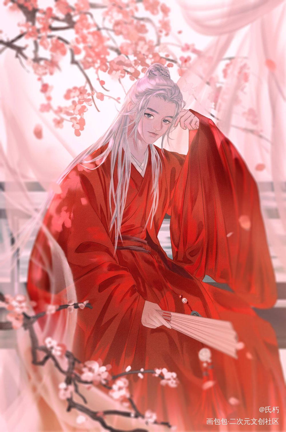 婚后老温_山河令绘画作品
