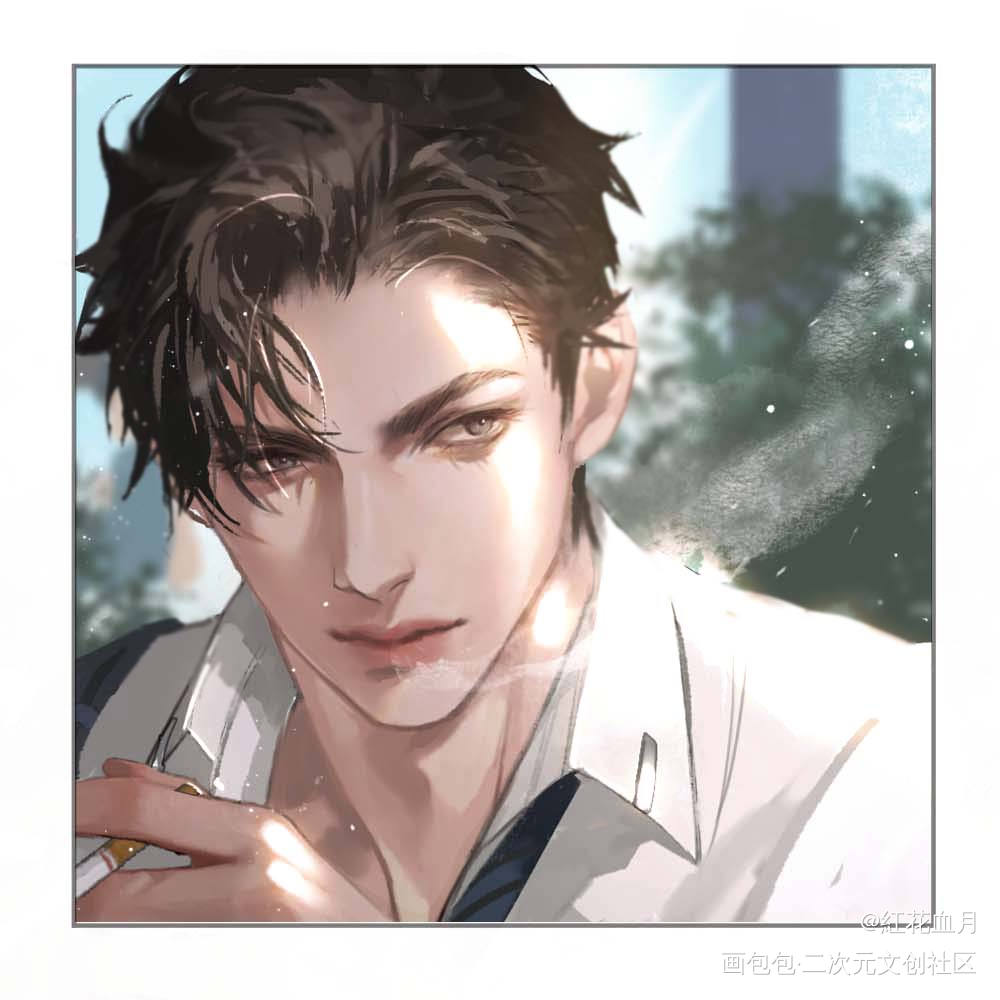 188头像系列_谁把谁当真你却爱着一个傻逼妹叔李简黎朔赵锦辛李玉简隋英头像绘画作品