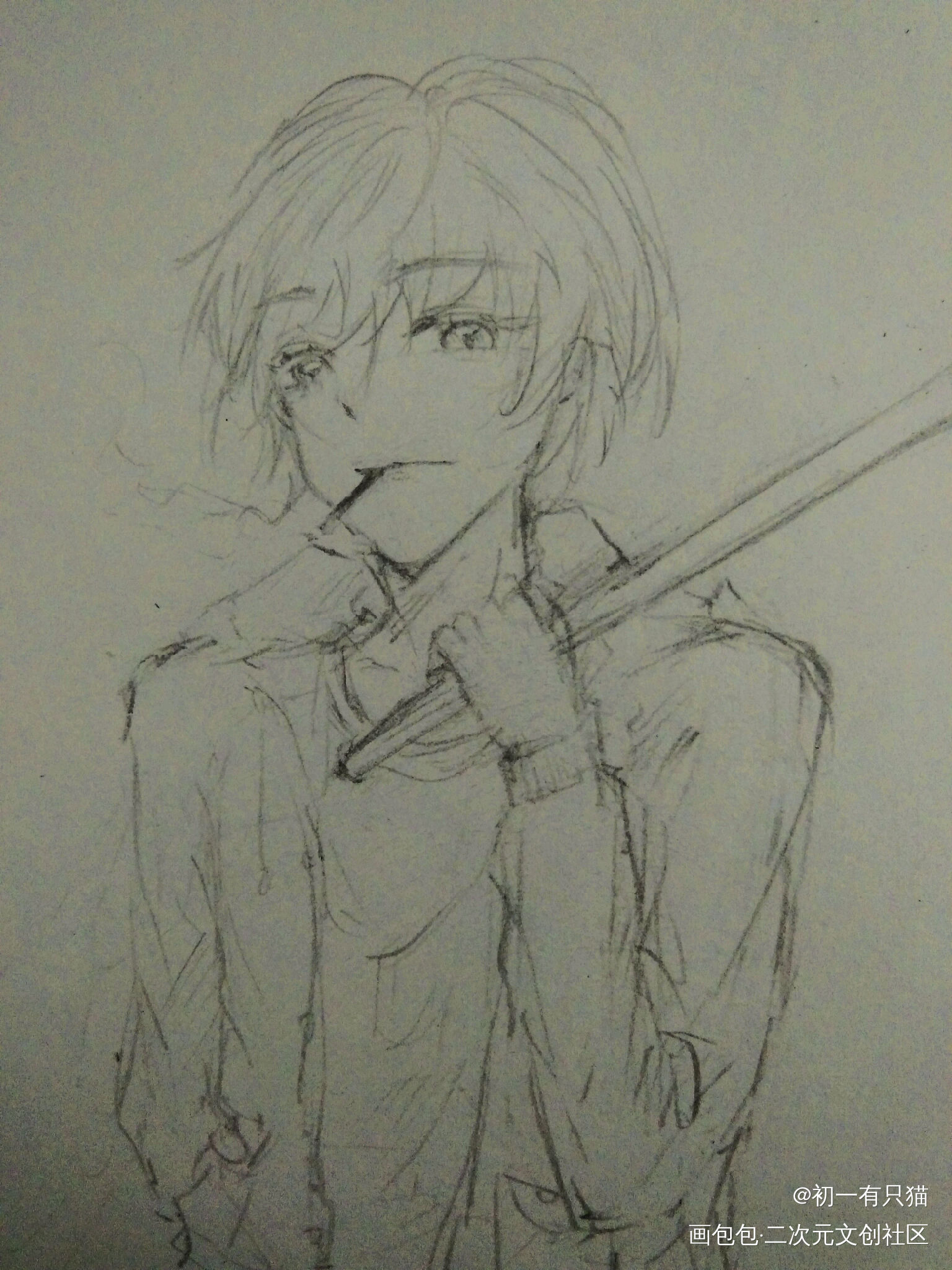 如果蒋丞成了钢厂小霸王…_撒野绘画作品