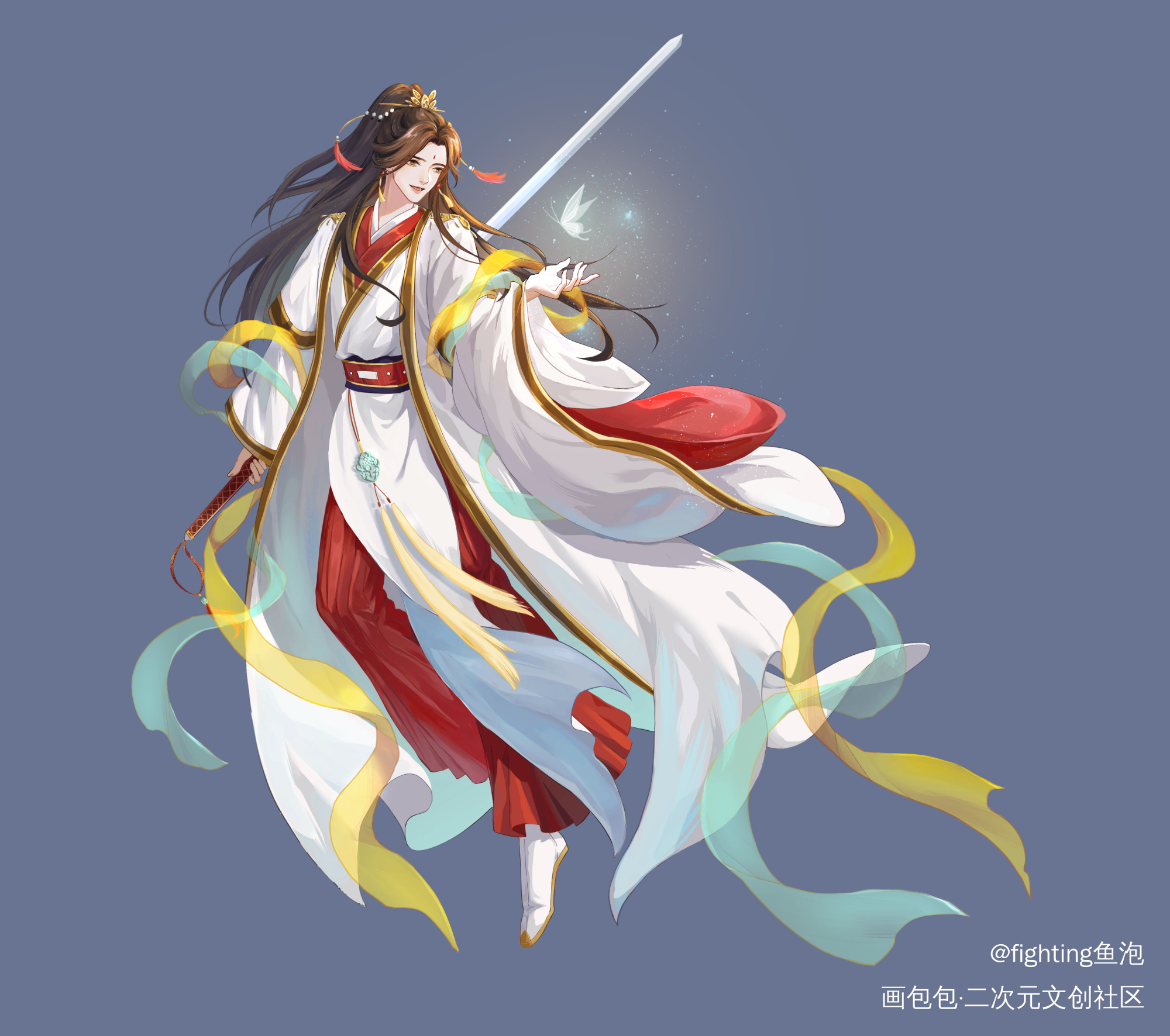 _花怜立绘古风插画绘画作品