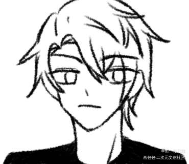 混更~_手绘摸鱼绘画作品