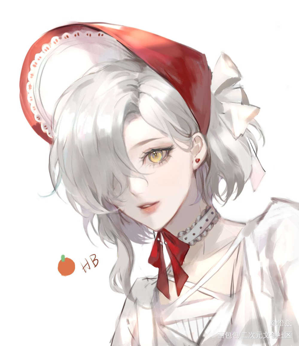 安辰给我的生贺_厚涂日系我要上首推头像插画oc绘画作品