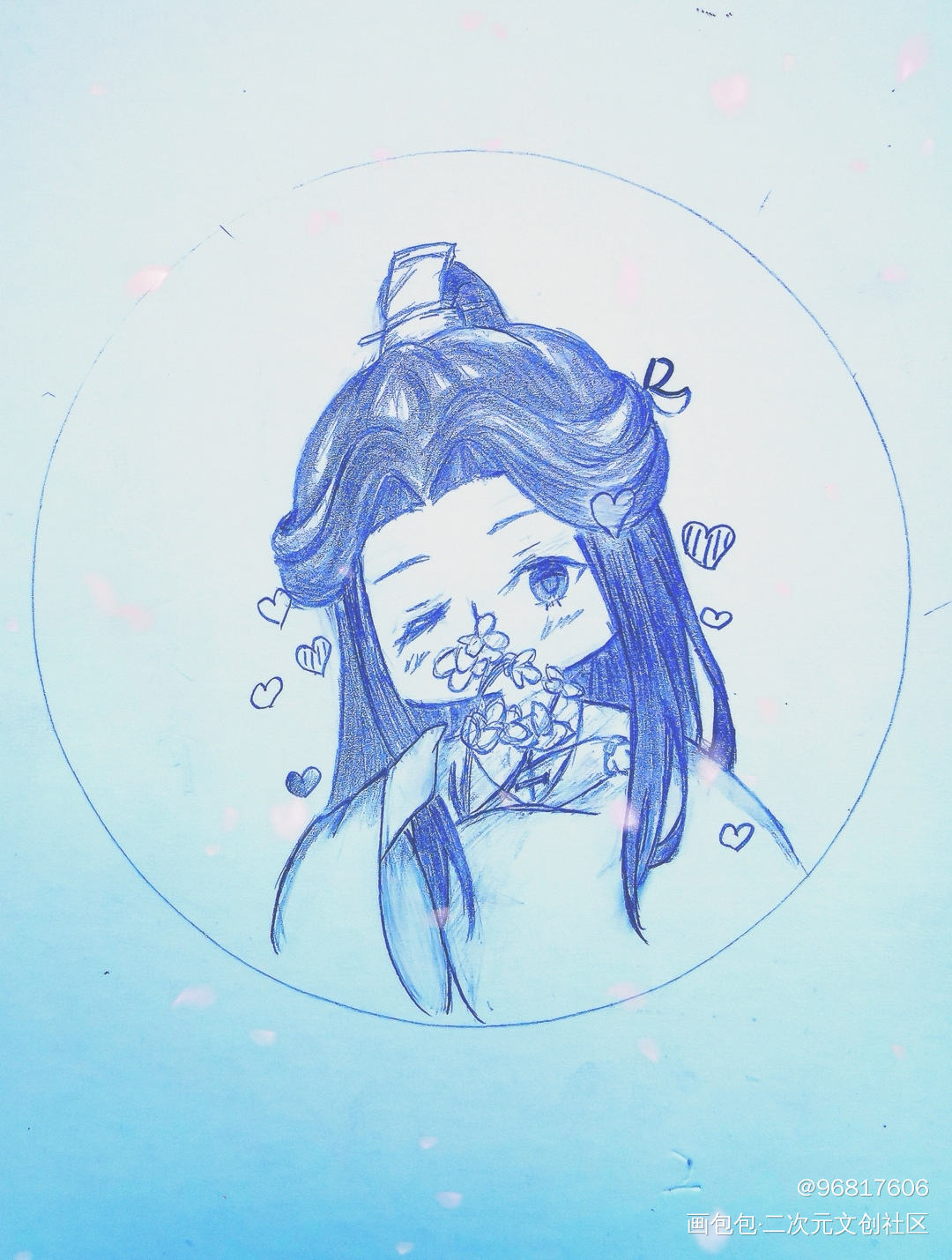 四季歌 春_二哈和他的白猫师尊燃晚楚晚宁墨燃楚晚宁墨燃楚晚宁Q版同人绘画作品