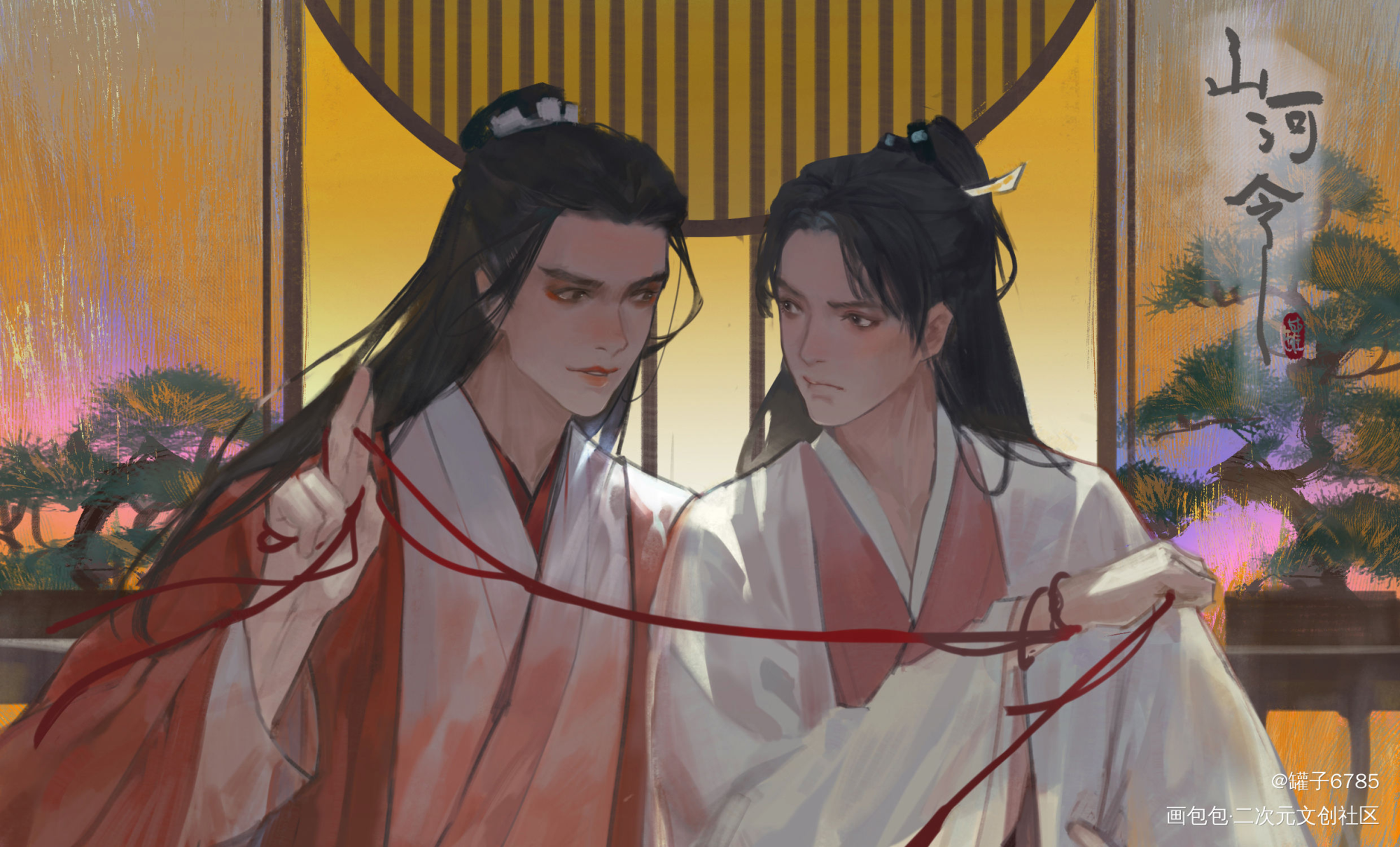 山河令_山河令温周绘画作品