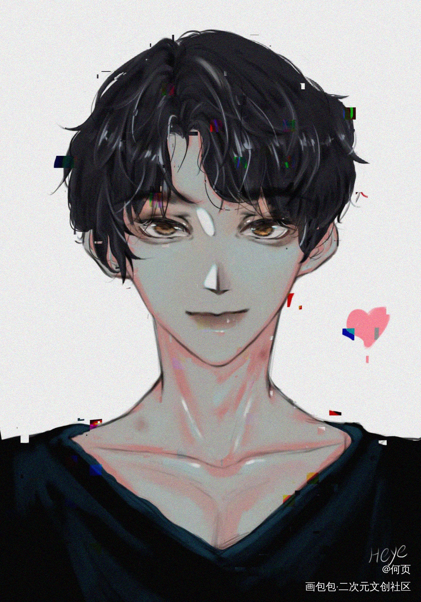 _谁把谁当真绘画作品