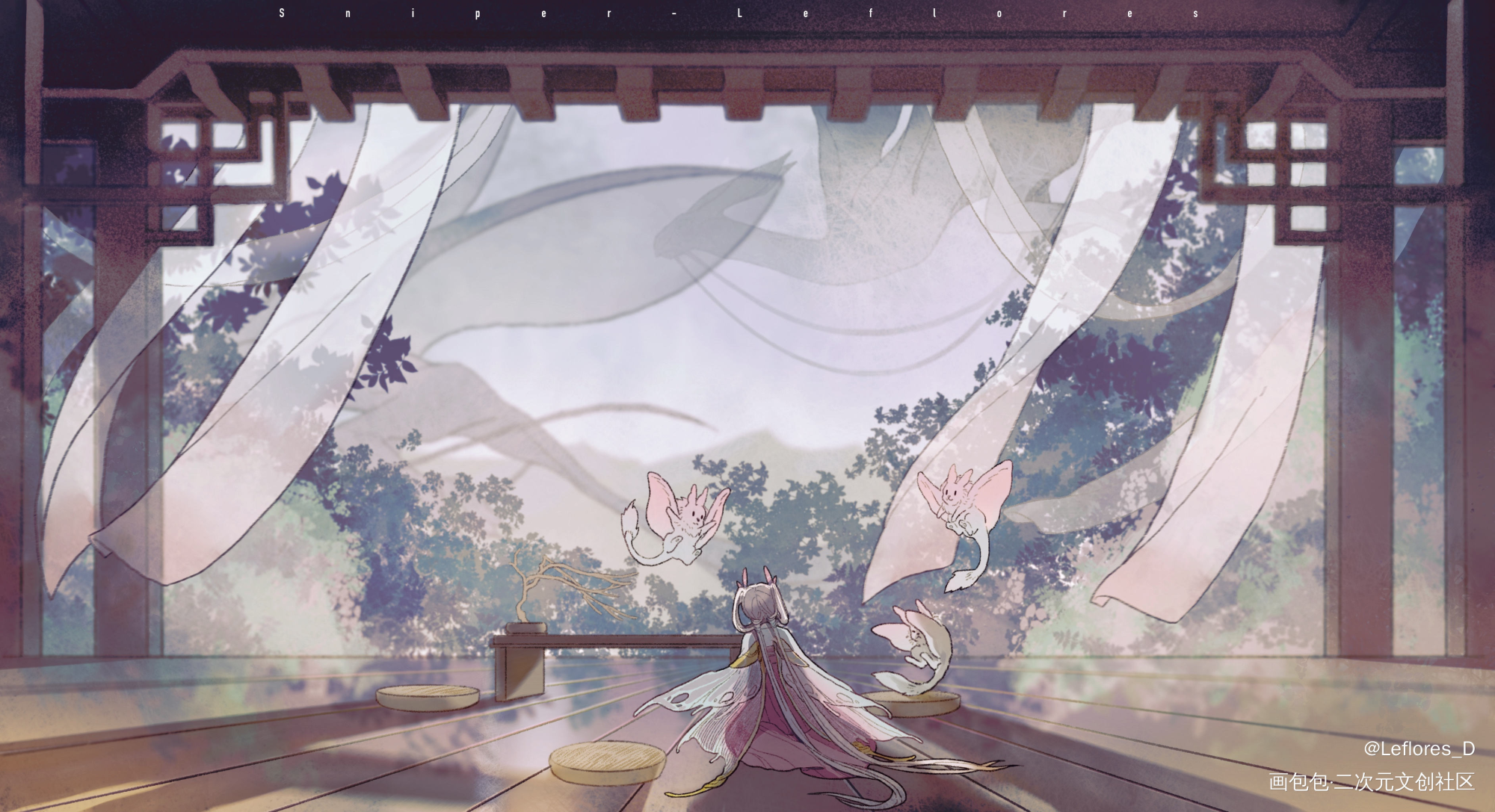 ～_平涂日系求点评求配文我要上首推插画原创绘画作品